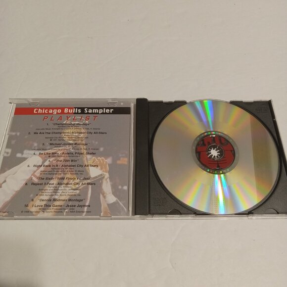 Chicago Bulls VTG 90's Greatest Hits Sampler CD 1998 NBA Champions - Picture 4 of 6